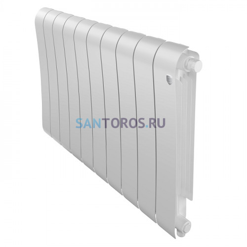 Радиатор биметаллический Royal Thermo Infinity 500 Bianco Traffico VR - 10 секционный (НС-1658376 РОЯЛ ТЕРМО)